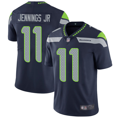 Seattle Seahawks Limited Navy Blue Men Gary Jennings Jr. Home Jersey NFL Football 11 Vapor Untouchable